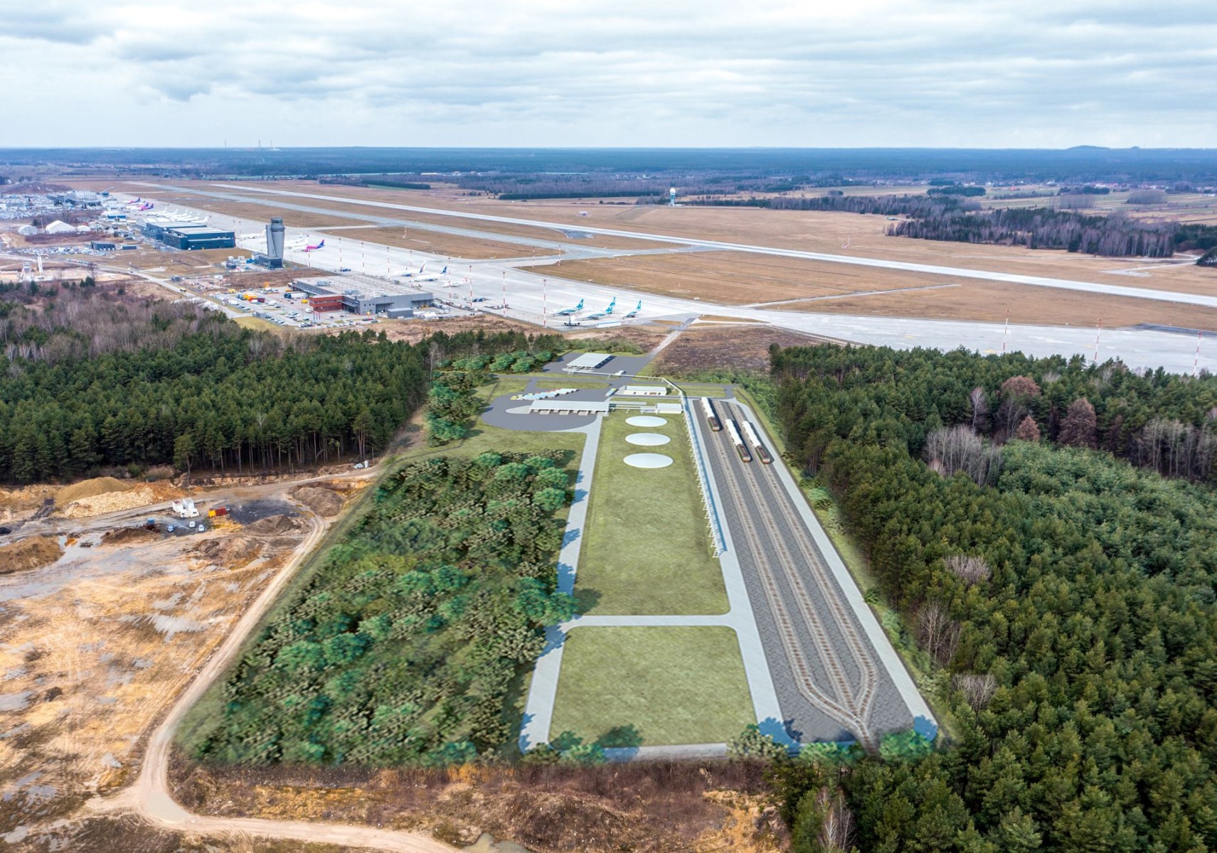 Ruszyła rozbudowa Katowice Airport